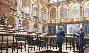 Interior de la Bolsa de Madrid. / Archivo
