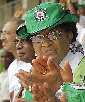 La actual presidenta, Ellen Johnson-Sirleaf. / Ap