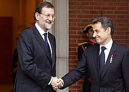 Rajoy y Sarkozy, durante su encuentro. / Foto: Efe | Vídeo: Atlas