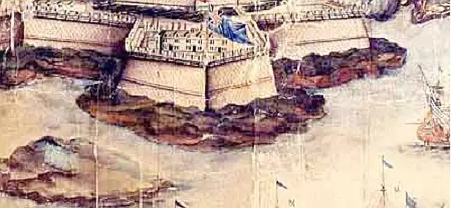 Ataque de la flota francesa al fuerte de San Felipe. / Archivo