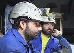 Mineros encerrados en el pozo de Santa Cruz. / Foto: Alberto Ferreras | Vídeo: Virginia Carrasco