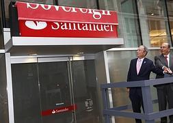 Emilio Botín, junto junto al alcalde de Nueva York, Michael Bloomberg . / Santander