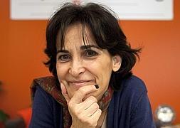 Patricia Moreira, directora general de Ayuda en Acción, en la sede de la organización en Madrid. / Virginia Carrasco