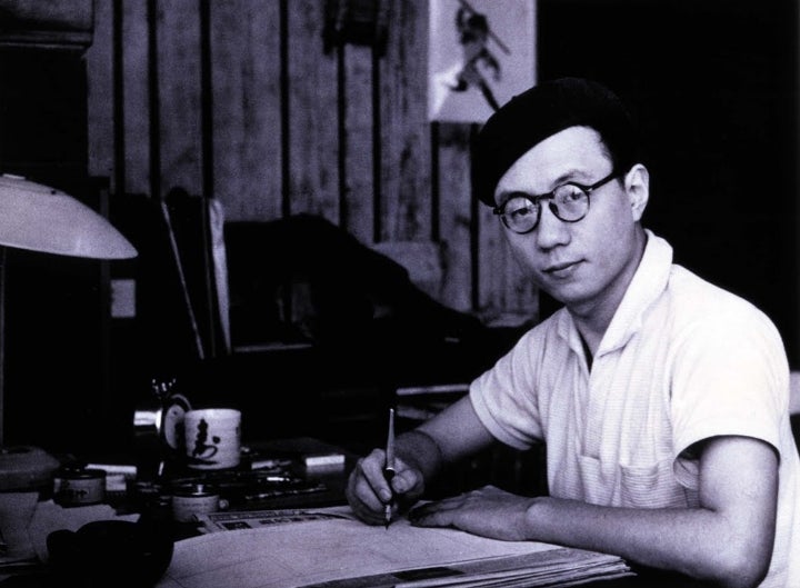 El dibujante Osamu Tezuka.