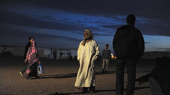 Campamento de refugiados saharauís en Tinduf. 