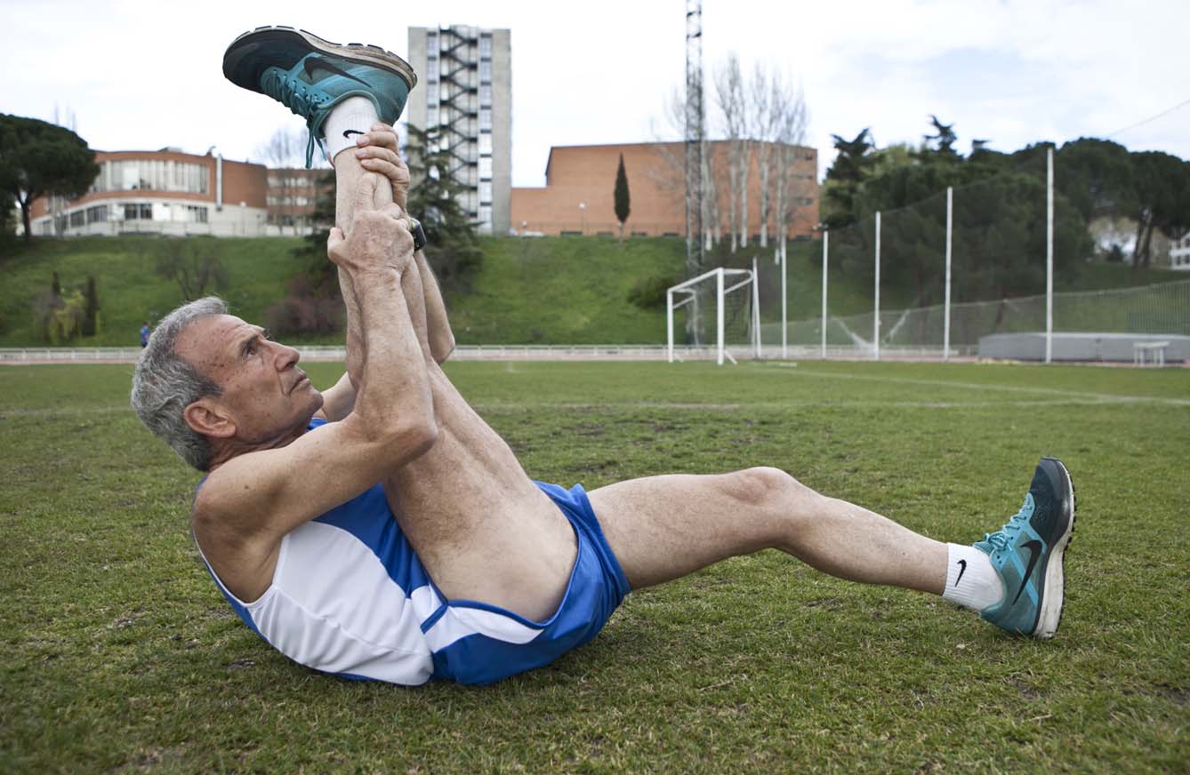 Manuel Alonso, Campeón del Mundo de Veteranos en 1500 metros en su categoría de mayores de entre 75 y 80 años. 