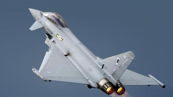 Un Eurofighter. 