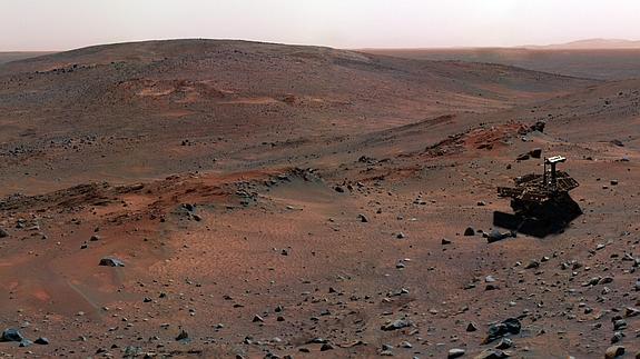 Imagen del planeta Marte tomadas por el explorador 'Opportunity', enviado por la Nasa en 2004. / 