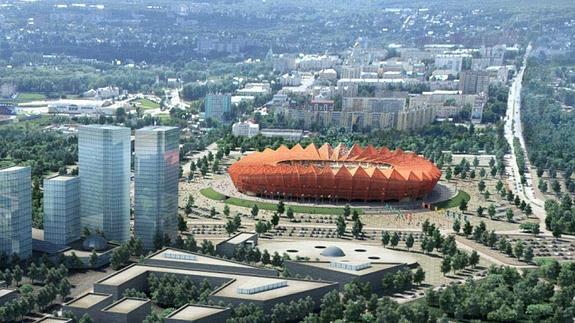 Imagen de promoción del Mundial de Rusia.