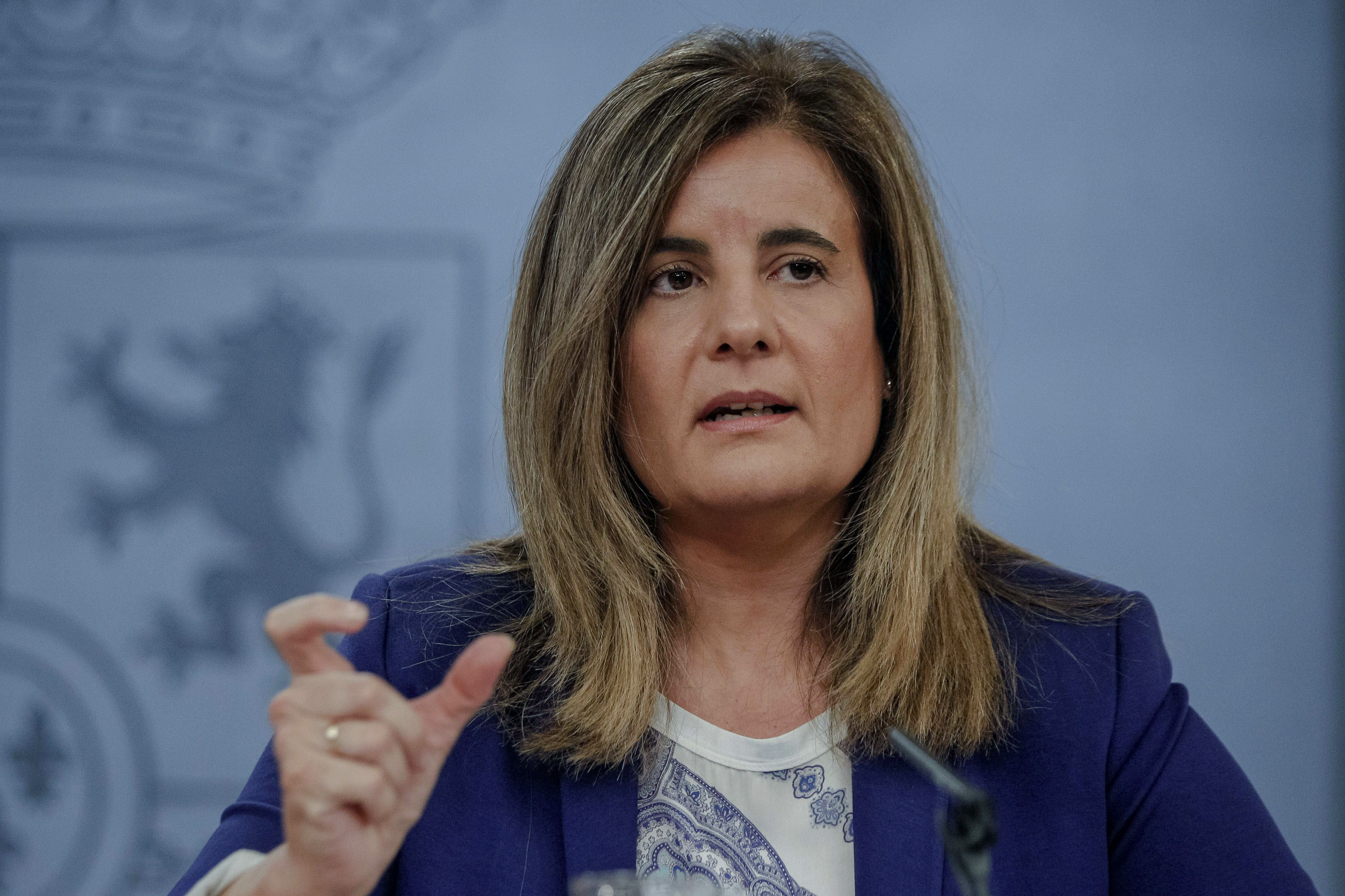 La ministra de Empleo, Fátima Báñez. 