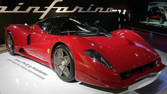 Un modelo de Ferrari.
