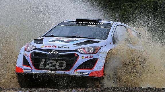 El Hyundai i20 WRC de Dani Sordo. 
