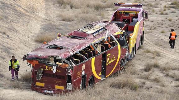 El autobús siniestrado. 