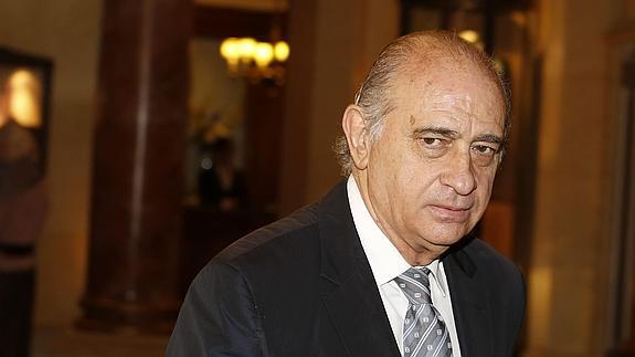 El ministro del Interior, Jorge Fernández Díaz. 