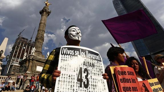 Un momento de la manifestación. 