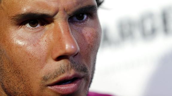 Nadal responde a las preguntas de Reuters. 