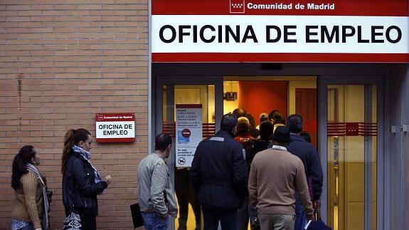 Una oficina de empleo en Madrid. 