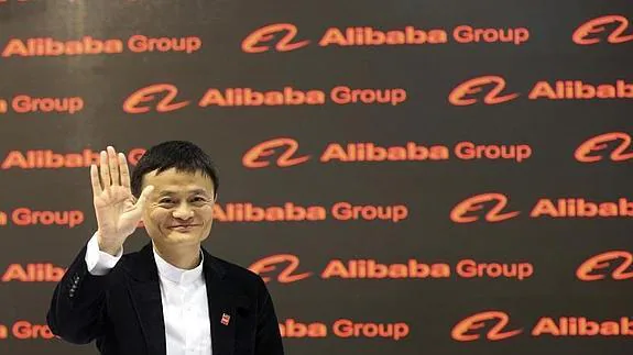 El fundador de Alibaba, Jack Ma, ayer en Hannover, Alemania. 