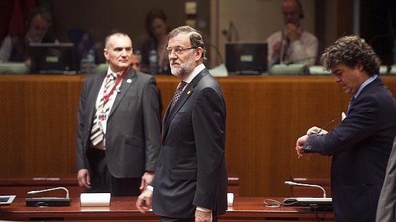 Mariano Rajoy, hoy en Bruselas.