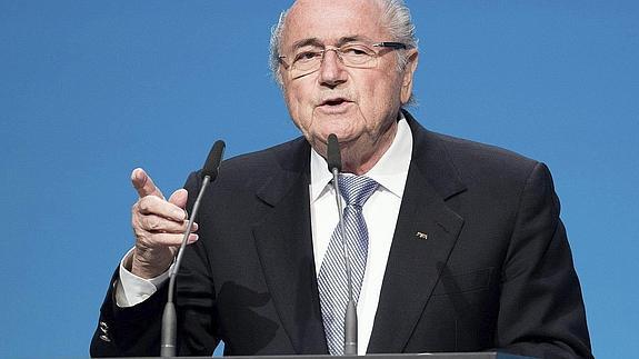 El presidente de la FIFA, Joseph Blatter. 