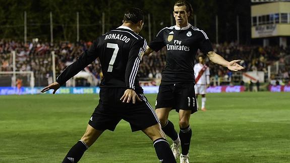 Cristiano celebra un gol. 