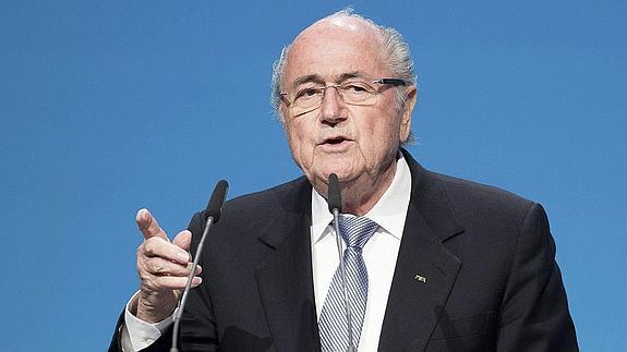 Joseph Blatter, presidente de la FIFA. 
