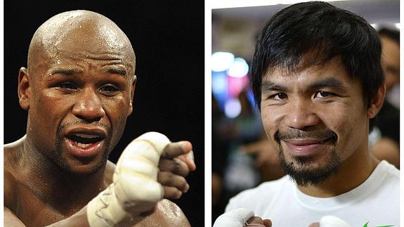 Mayweather y Pacquiao. 