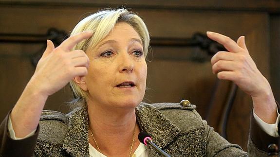 La líder del Frente Nacional, Merine Le Pen.