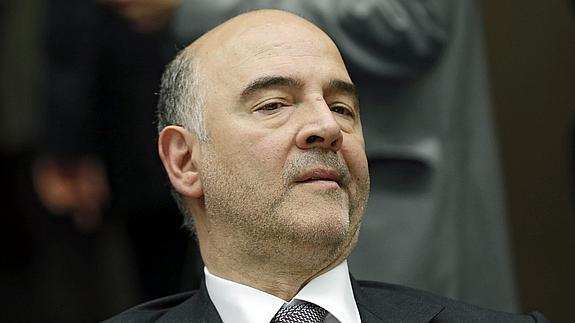 El actual comisario europeo Pierre Moscovici, ministro de Economía francés de mayo de 2012 a agosto de 2014.