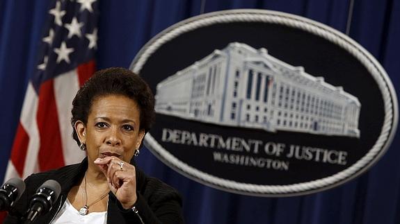 La fiscal general estadounidense, Loretta Lynch.