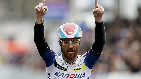 Paolini, ganador de la Gent-Wevelgem en 2015. 