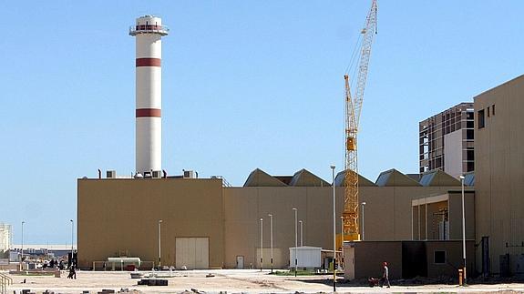 Central nuclear de Bushehr en el sur de Irán.