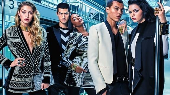 Campaña de Balmain x H&M. 