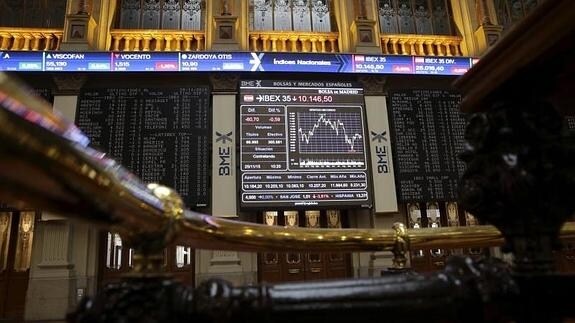 El Ibex alcanza los 10.300 puntos