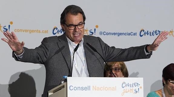 El expresidente catalán y líder de CDC, Artur Mas. 