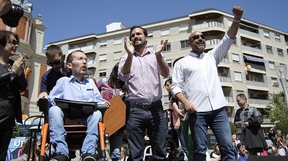 Pablo Echenique y Alberto Garzón.