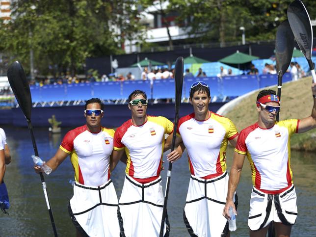 El equipo español de K4 se ha clasificado para la final de los 1000 metros