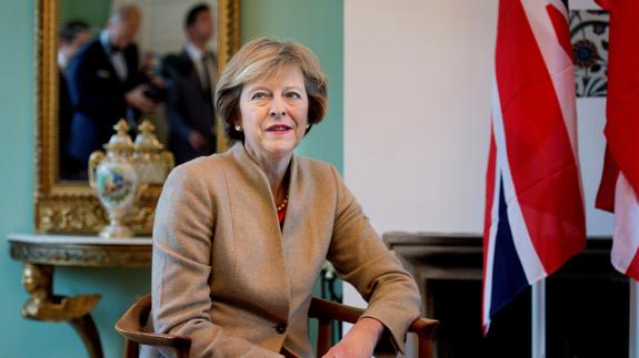 Theresa May de visita en Dinamarca