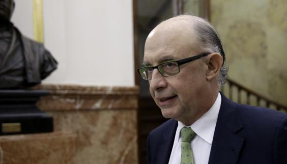 El ministro de Hacienda, Cristóbal Montoro.