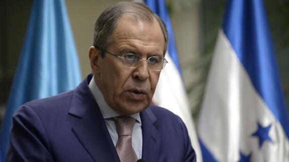 El ministro de Exteriores de Rusia, Serguéi Lavrov.