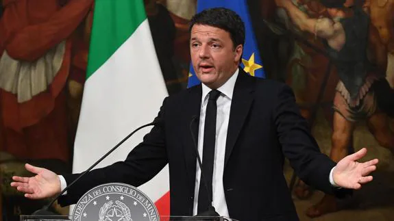 El primer ministro italiano, Matteo Renzi. 