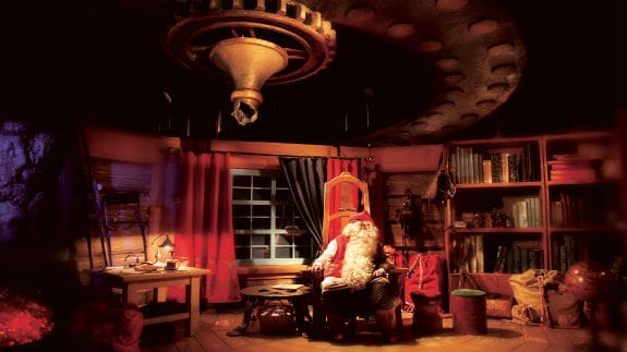 La casa de Papá Noel.