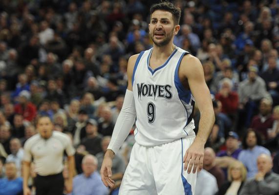 El jugador de Minnesota Timberwolves Ricky Rubio. 