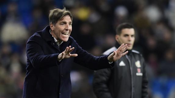 Berizzo, durante el partido. 