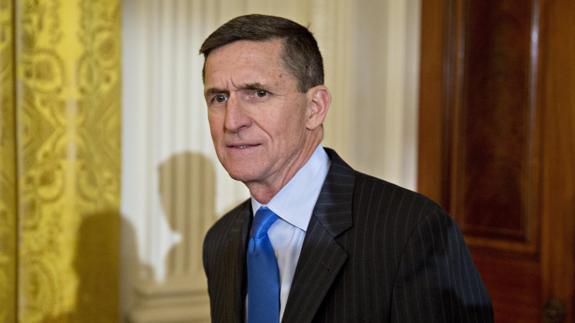 Michael Flynn en la Casa Blanca.