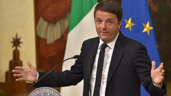 El ex primer ministro italiano, Matteo Renzi.