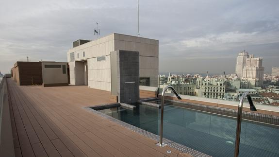 Terraza del edificio.