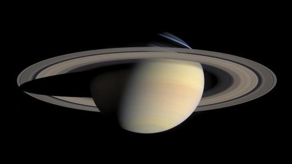 Representación de Saturno hecha por la NASA.