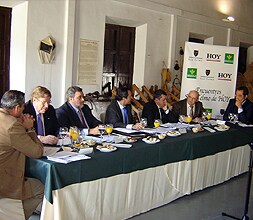 Bibiano Serrano, Domingo Fernández, Juan María Vázquez, Antonio Villafuerte, Mariano Señorón, Teodoro Casado y Atanasio Naranjo./ F. HORRILLO