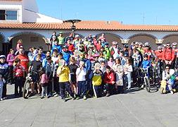 Barcarrota se vuelca con Alberto Contador